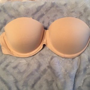PINK light tan strapless bra